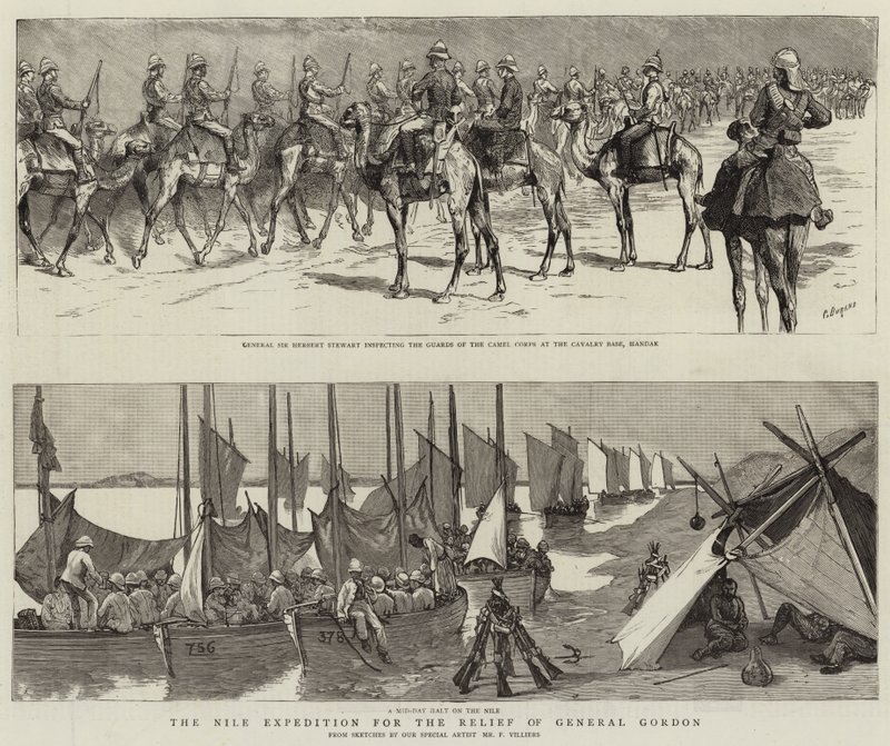 Die Nil-Expedition zur Rettung von General Gordon von Frederic Villiers