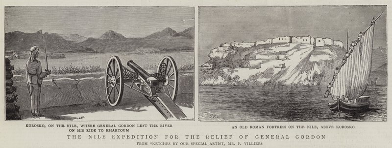Die Nil-Expedition zur Rettung von General Gordon von Frederic Villiers