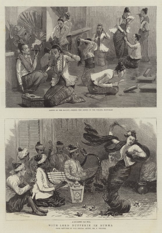 Mit Lord Dufferin in Burma von Frederic Villiers