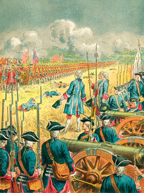 Die Schlacht von Fontenoy von Frederic Theodore Lix