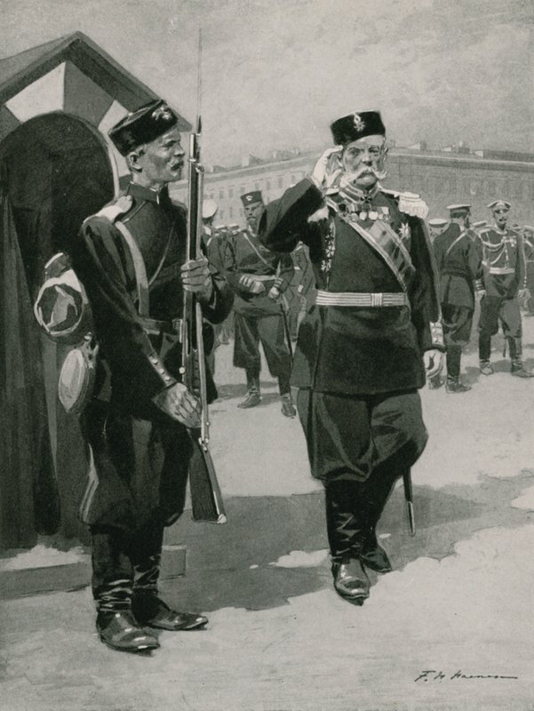 Offizier und Wächter von Frederic de Haenen