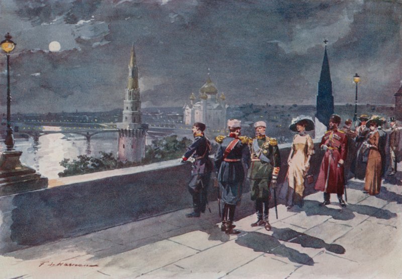 Terrasse des Kremls von Frederic de Haenen