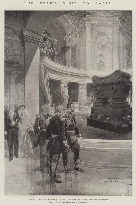 Der Besuch des Zaren in Paris von Frederic de Haenen