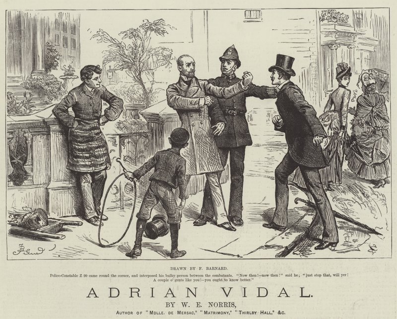 Adrian Vidal, von W. E. Norris von Frederick Barnard
