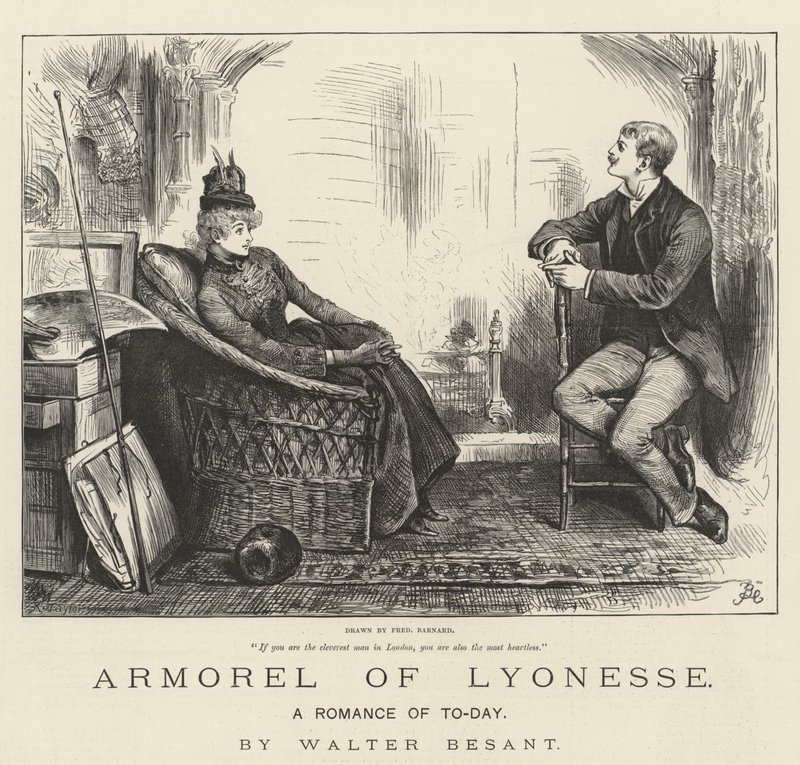 Armorel von Lyonesse, Eine Romanze von heute, von Walter Besant von Frederick Barnard