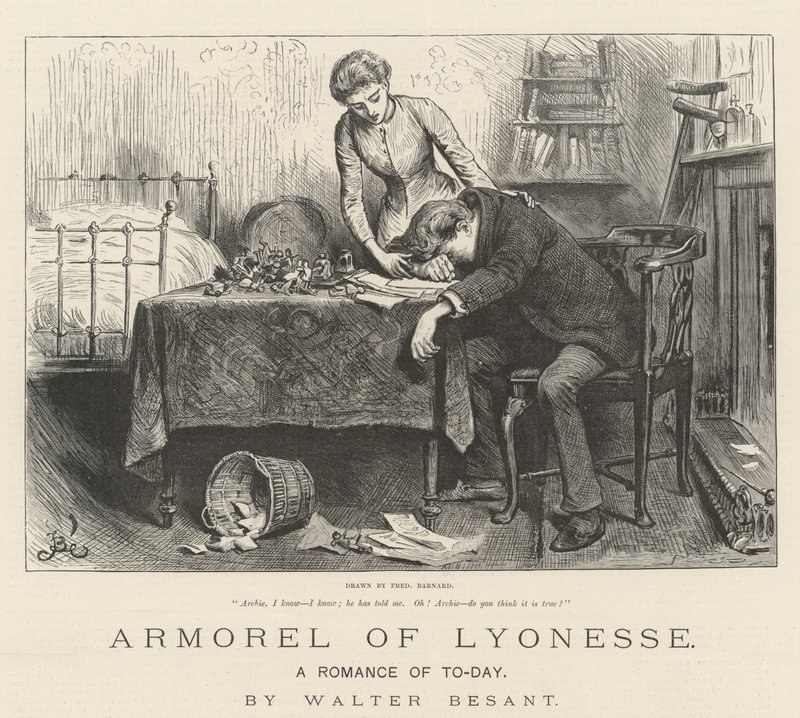 Armorel von Lyonesse, Eine Romanze von Heute, von Walter Besant von Frederick Barnard