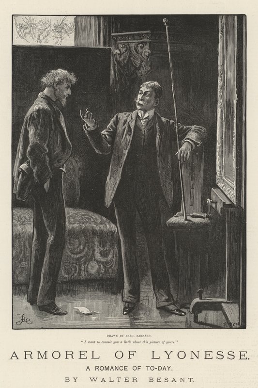 Armorel von Lyonesse, Eine Romanze von Heute, von Walter Besant von Frederick Barnard