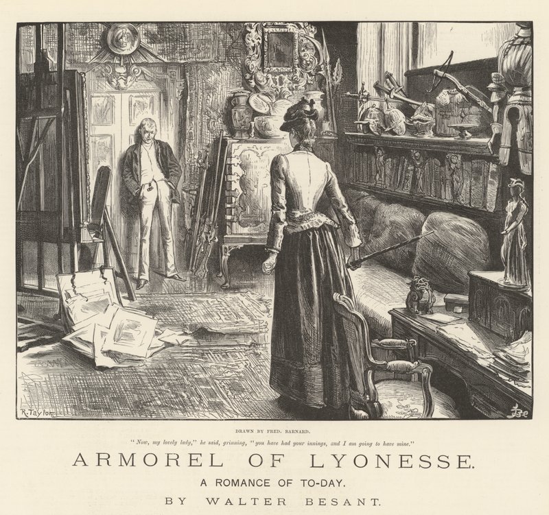 Armorel von Lyonesse, Eine Romanze von heute, von Walter Besant von Frederick Barnard