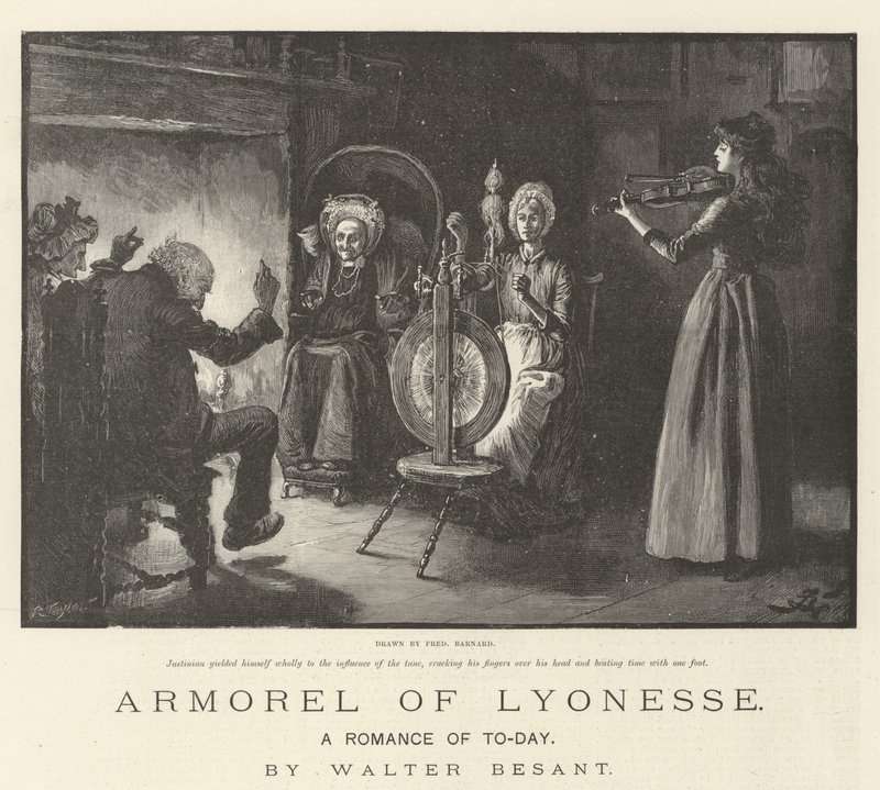 Armorel von Lyonesse, Eine Romanze von Heute, von Walter Besant von Frederick Barnard