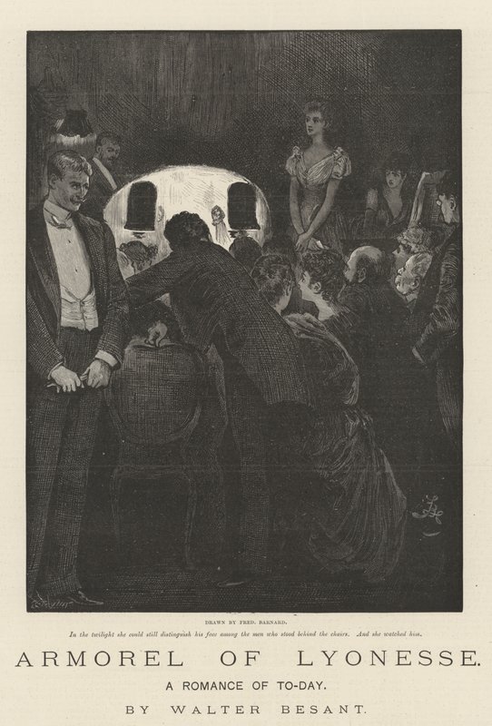 Armorel von Lyonesse, Eine Romanze von Heute, von Walter Besant von Frederick Barnard