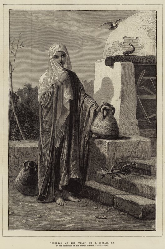 Rebekka am Brunnen von Frederick Goodall