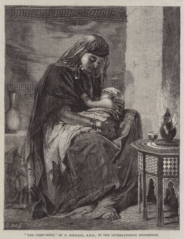 Der Erstgeborene, in der Internationalen Ausstellung von Frederick Goodall