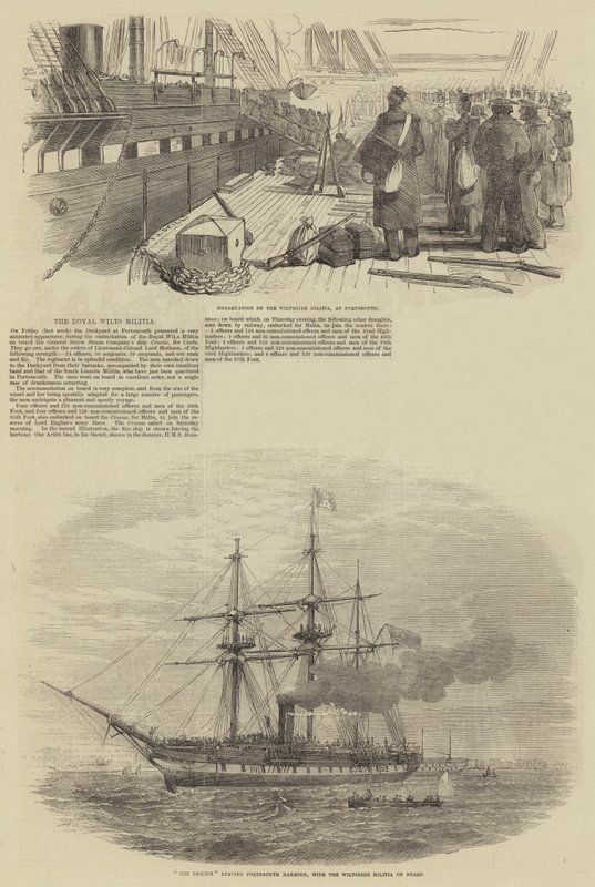 Die Royal Wilts Miliz von Frederick John Skill