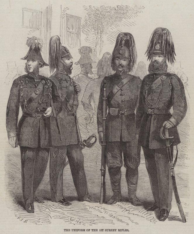 Die Uniform der 1. Surrey Rifles von Frederick John Skill