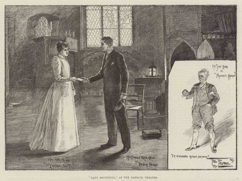 Lady Bountiful, im Garrick Theatre von Frederick Pegram