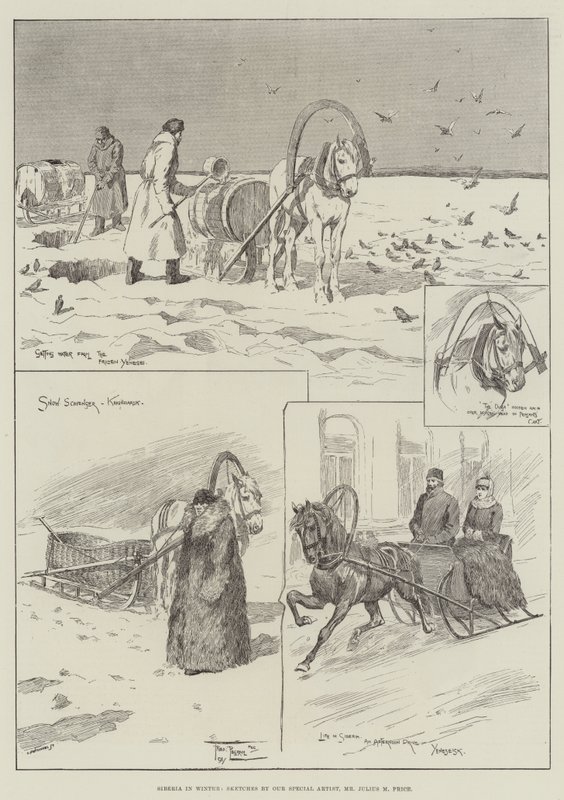 Sibirien im Winter von Frederick Pegram