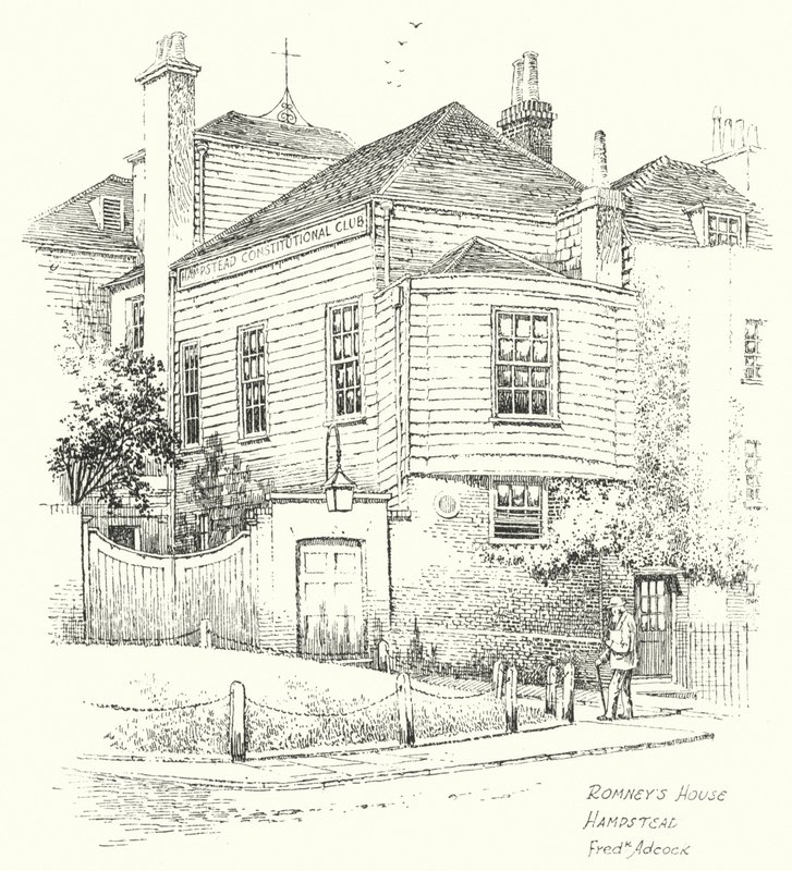 Romneys Haus, Hampstead von Frederick Adcock