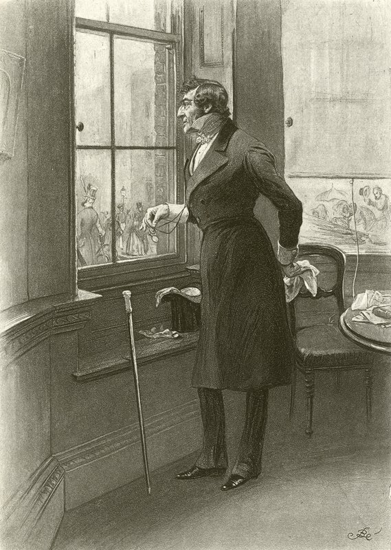 Major Pendennis (Gravur) von Frederick Barnard