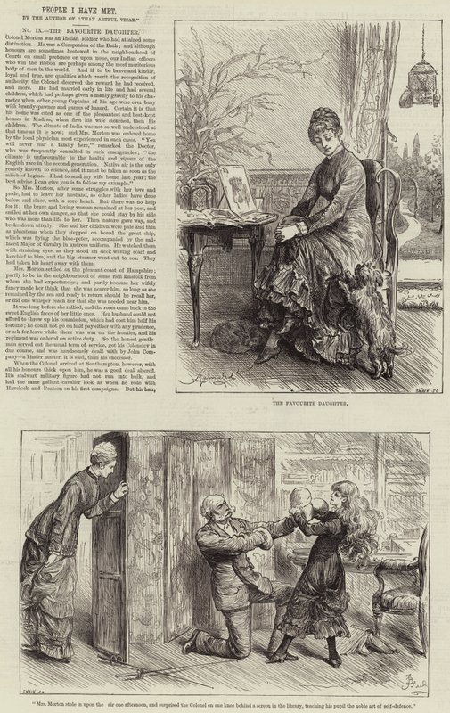 Menschen, die ich getroffen habe, die Lieblingstochter von Frederick Barnard