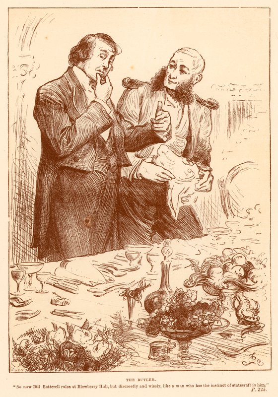 Der Butler von Frederick Barnard