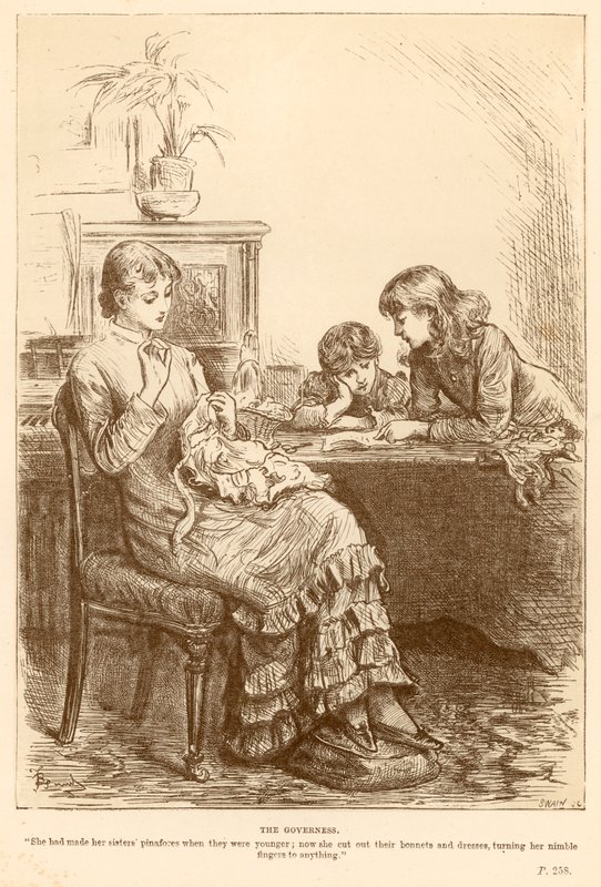 Die Gouvernante von Frederick Barnard