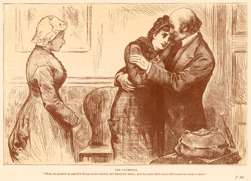 Die Gouvernante von Frederick Barnard
