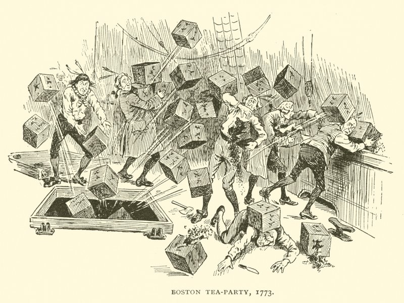 Boston Tea-Party, 1773 von Frederick Burr Opper