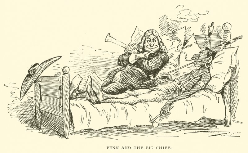Penn und der große Häuptling von Frederick Burr Opper
