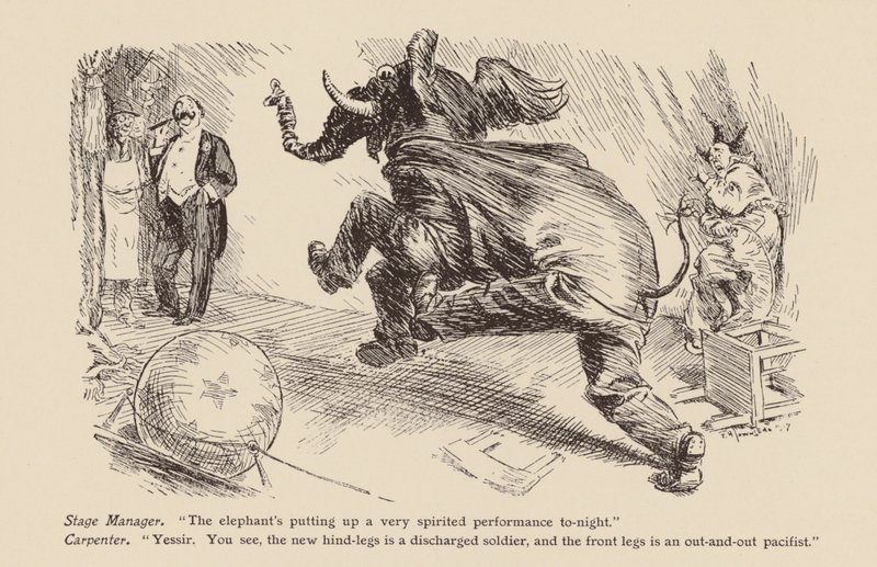 Pantomime-Elefant von Frederick Henry Townsend