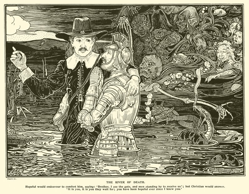 Der Fluss des Todes von Frederick Hurten Rhead