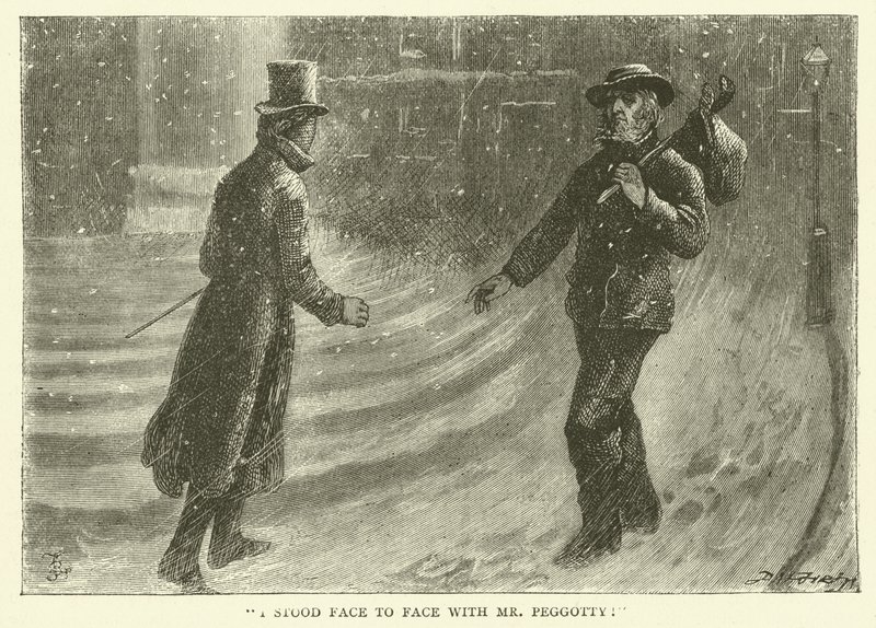 Illustration für David Copperfield von Frederick L. Bernard