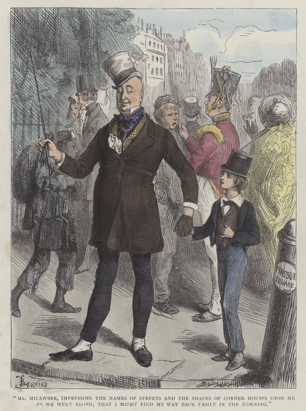 Illustration für David Copperfield von Frederick L. Bernard