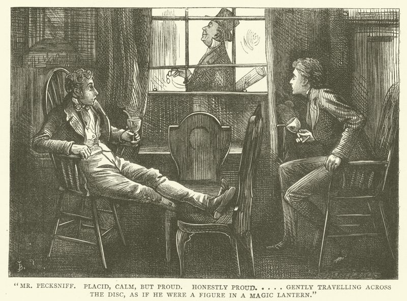 Illustration für Martin Chuzzlewit von Frederick L. Bernard