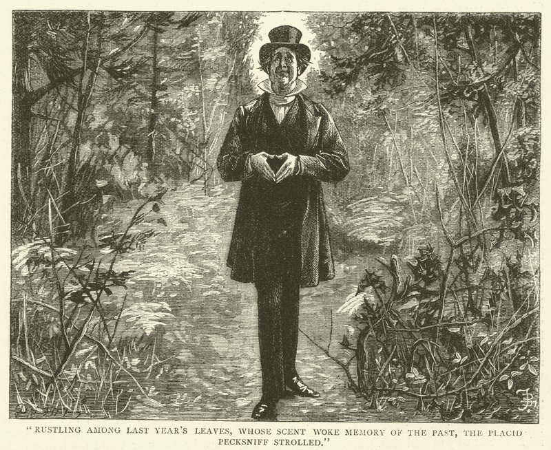Illustration für Martin Chuzzlewit von Frederick L. Bernard