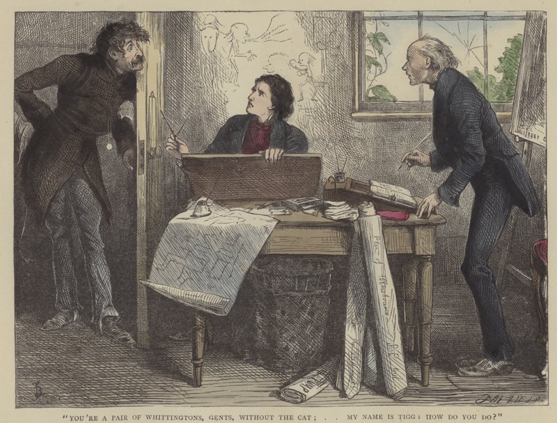 Illustration für Martin Chuzzlewit von Frederick L. Bernard