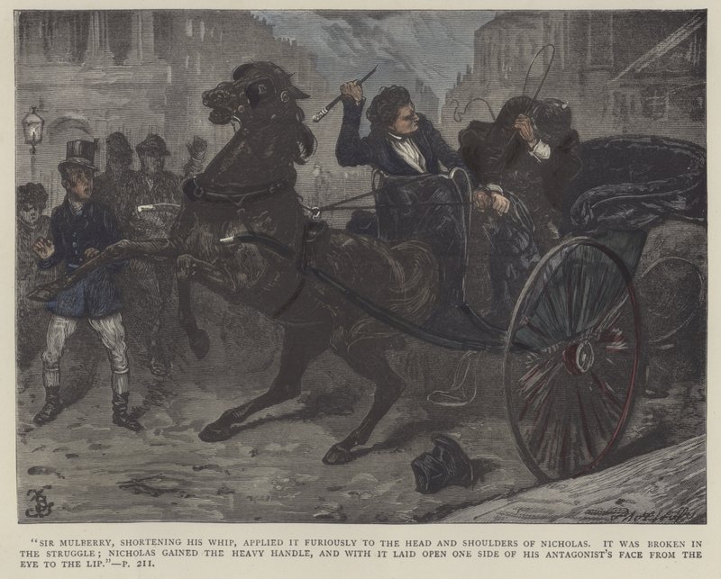 Illustration für Nicholas Nickleby von Frederick L. Bernard