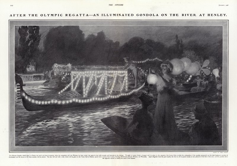 Nach der Olympischen Regatta von Frederick Pegram