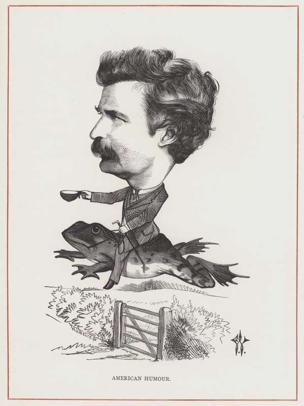 Mark Twain von Frederick Waddy