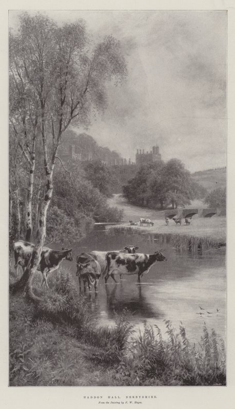 Haddon Hall, Derbyshire von Frederick William Hayes
