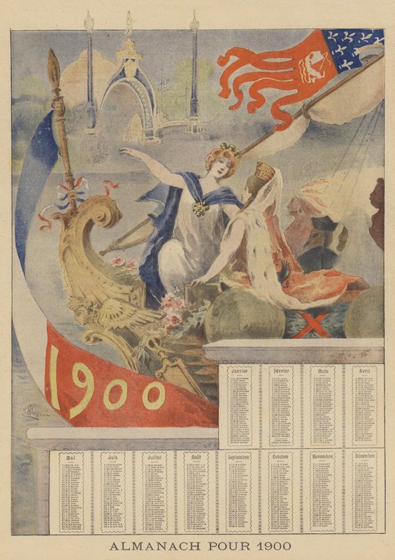 Almanach für 1900 von French School