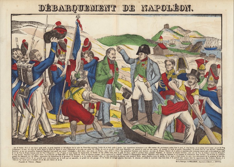 Landung von Napoleon von French School