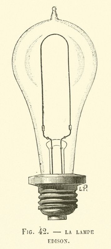 Die Edison-Lampe von French School