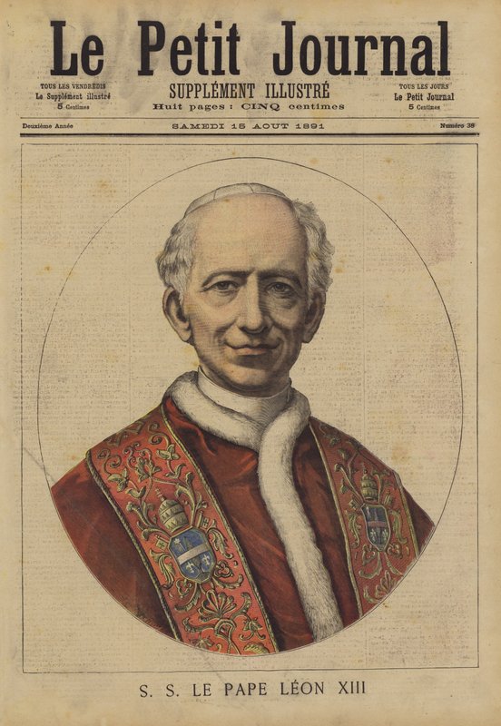 Papst Leo XIII. von French School
