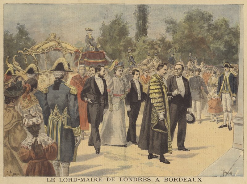 Der Lord Mayor von London besucht Bordeaux von French School