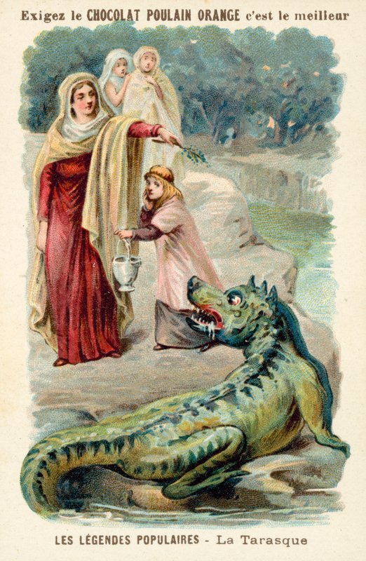 Die Tarasque von Tarascon von French School
