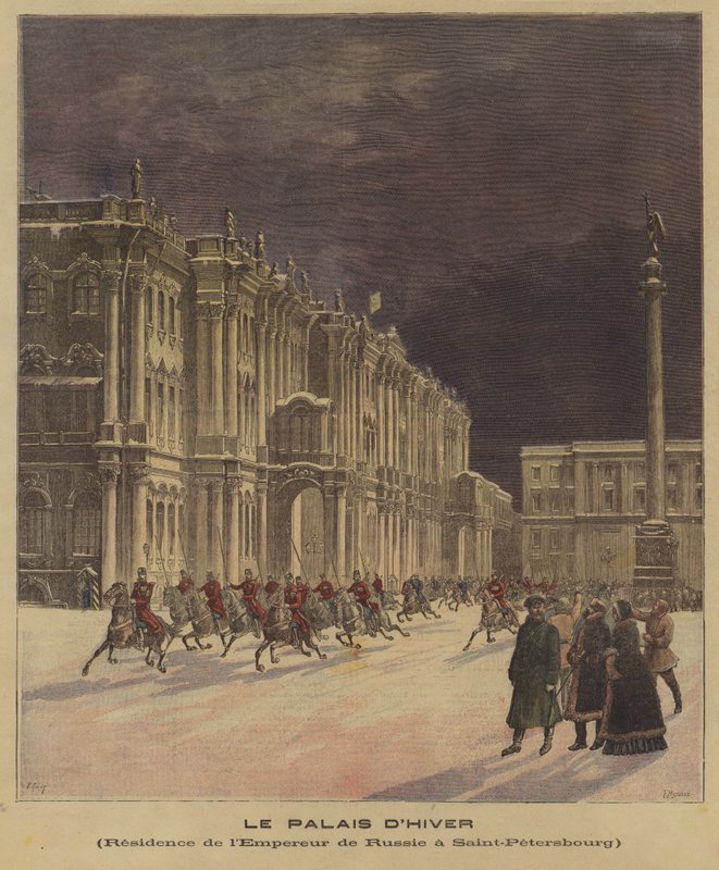 Der Winterpalast von French School