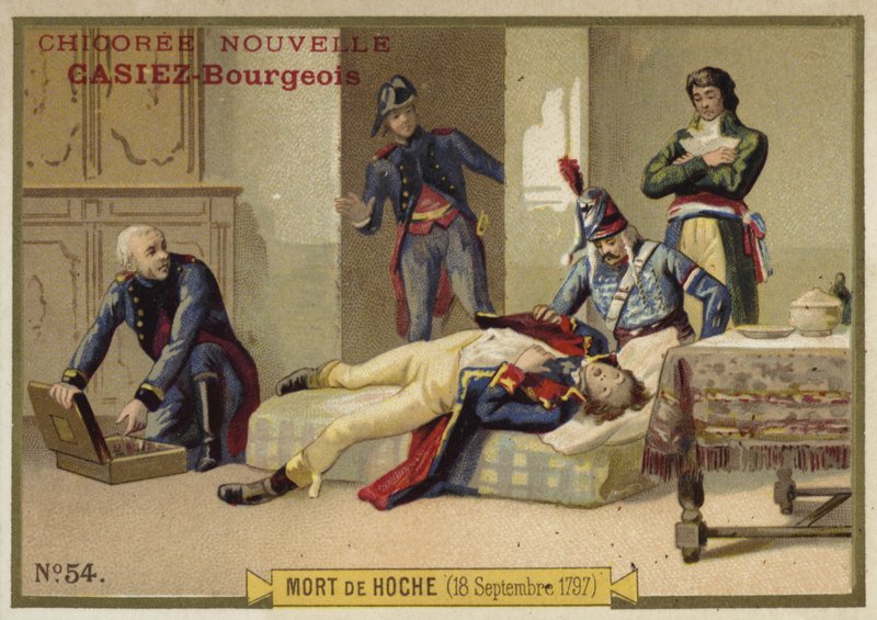 Der Tod von General Hoche, 18. September 1797 von French School
