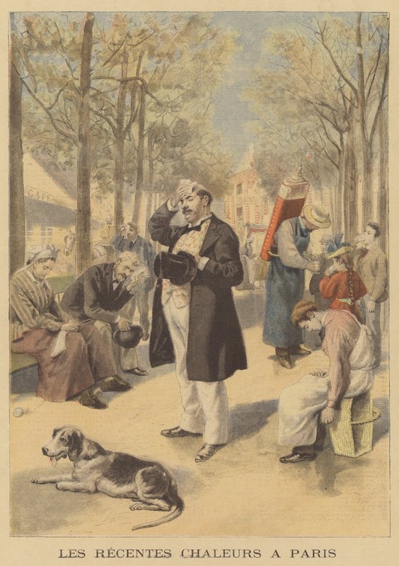 Die jüngste Hitzewelle in Paris von French School