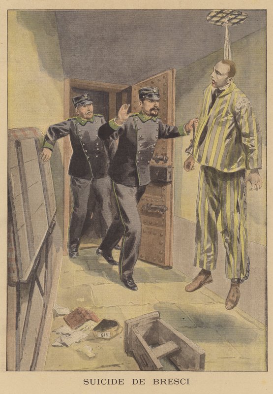 Der Selbstmord von Gaetano Bresci von French School