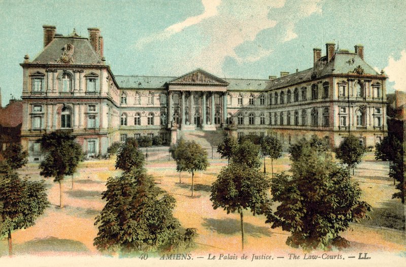 Amiens, Der Justizpalast von French Photographer